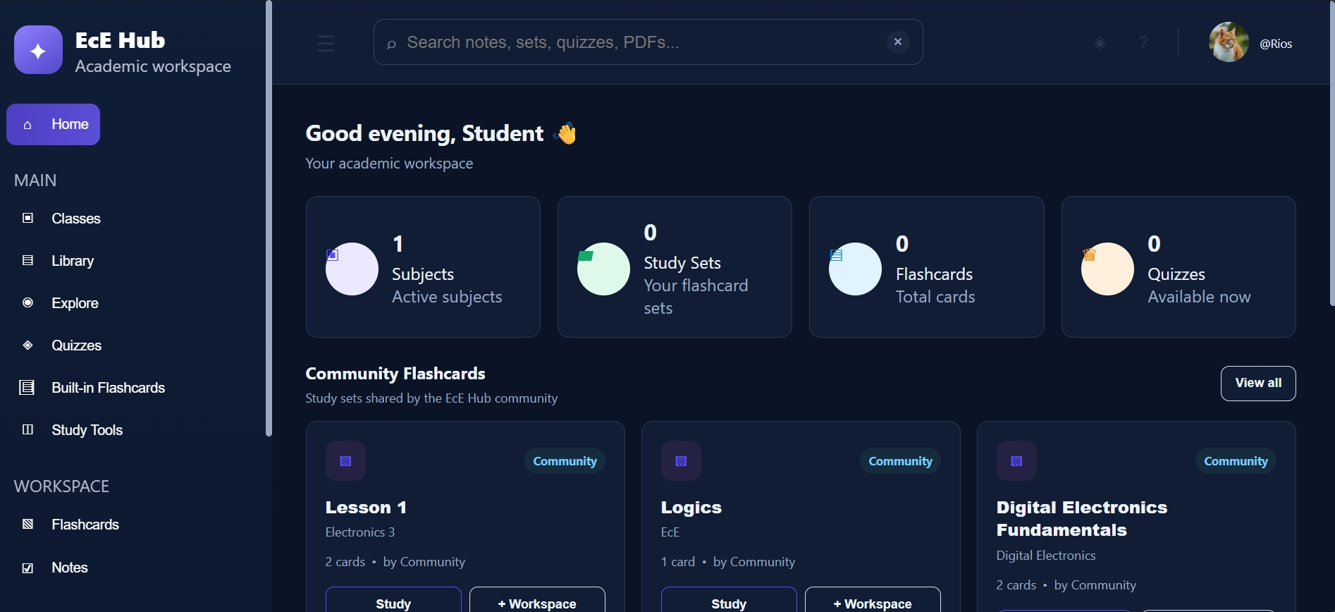 EcE Hub preview